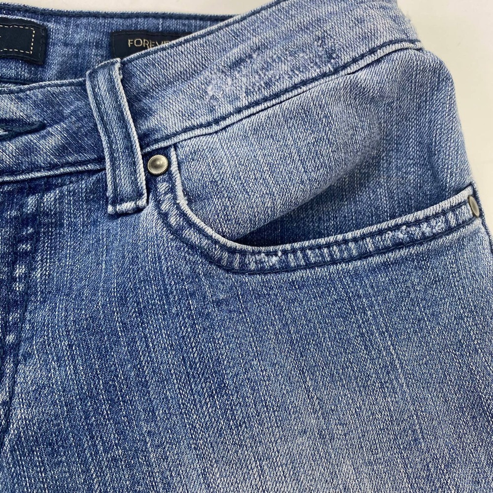 Jessica Simpson Forever Jeans Low Rise Skinny Denim Blue Womens sz 26 Light Wash - Picture 7 of 10